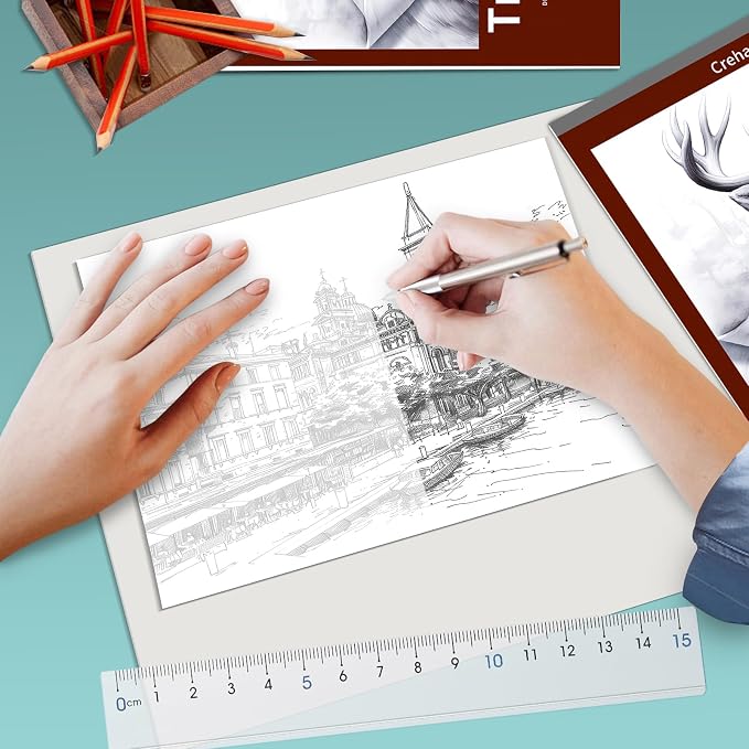 Crehatos 9" x 12" Tracing Paper, Translucent Tracing Pad, 75 Sheets 38lb/60gsm - Image 7