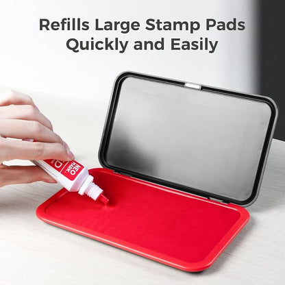 Premium Stamp Ink, Quick-Drying and AP-Certified Non-Toxic Refill Ink - Image 7