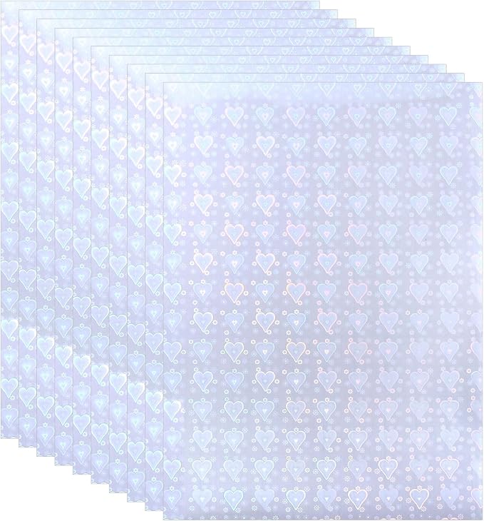 PATIKIL 11.7x8.3" Holographic Sticker Paper, 10Sheets A4 Polypropylene by PATIKIL