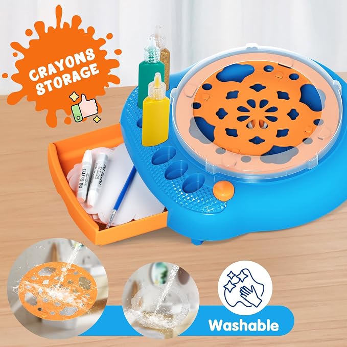 Hewaurorion Paint Spin Art Machine Kit - Image 5