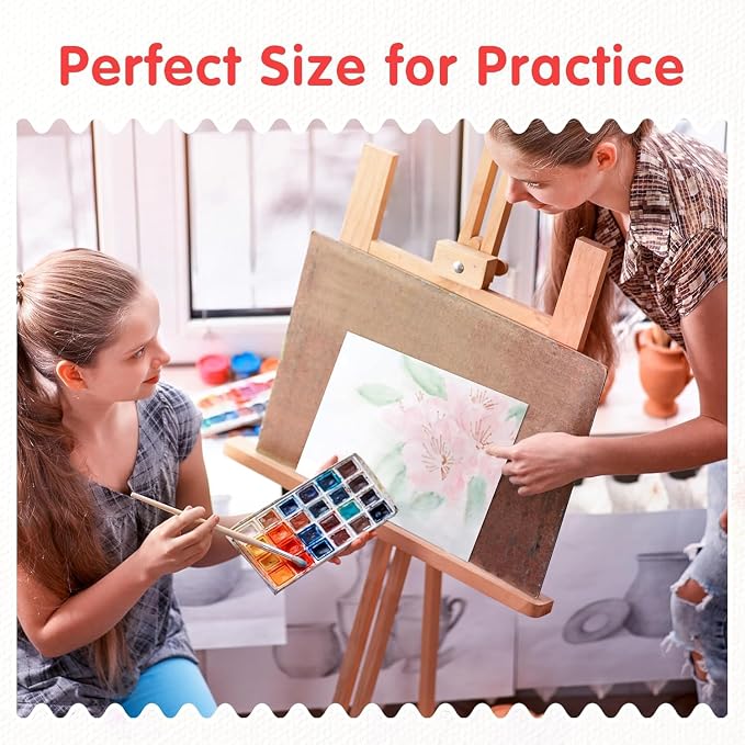 FIXSMITH Canvas Boards for Painting, 32 Pack, 100% Cotton Primed Canvas Panels - Image 5