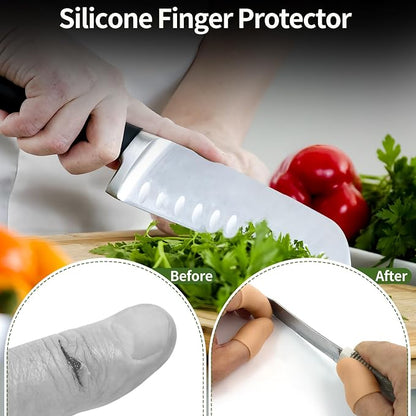 Gel Finger Cots, Silicone Finger Protectors, Finger Sleeves Tip Protectors - Image 5