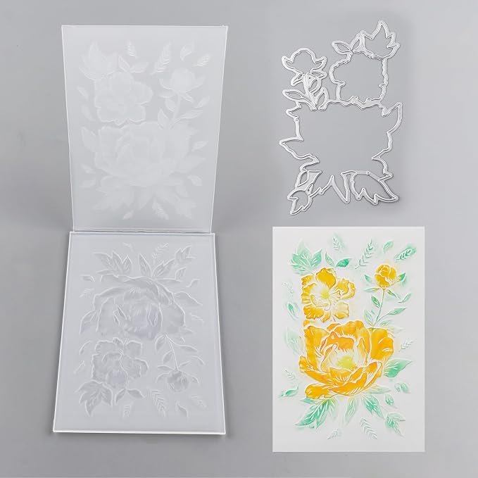 BAOFALI 3D Embossing Folder and Metal Die Set by BAOFALI