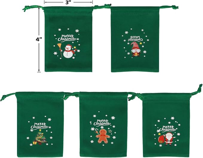 Tapleap Christmas Bags with Drawstring - Image 2