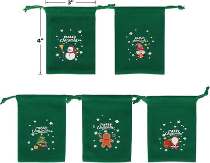 Tapleap Christmas Bags with Drawstring - Image 2