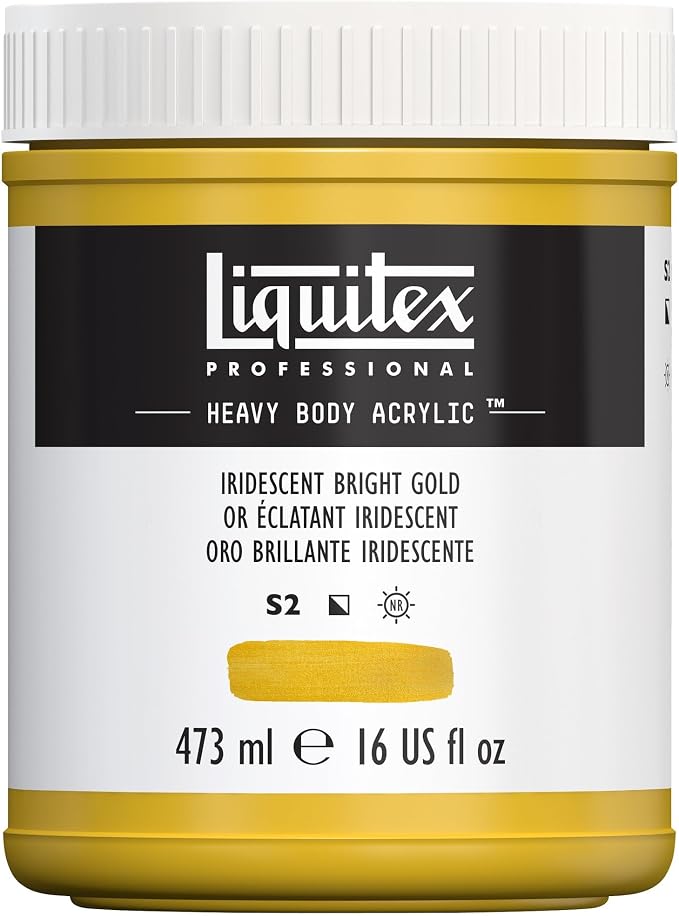 Liquitex Professional Heavy Body Acrylic Paint, 16-oz Pot, Iridescent Bright by Liquitex