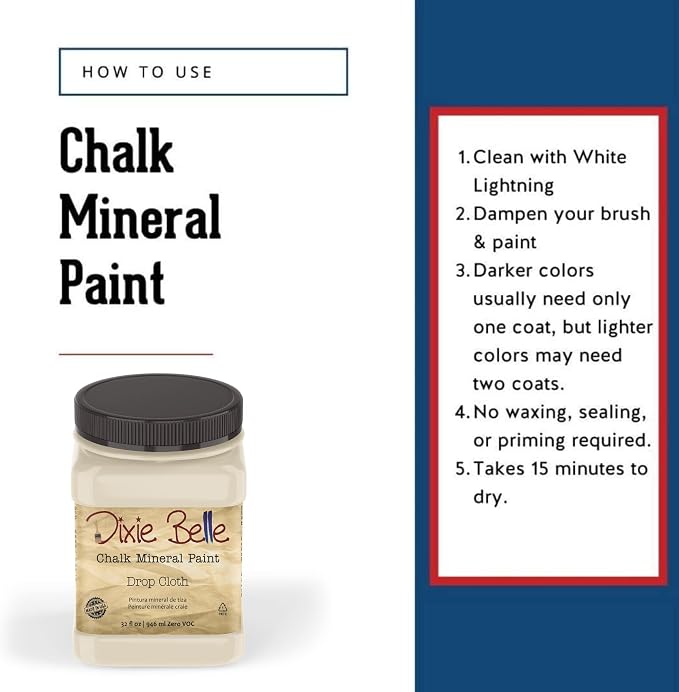 Dixie Belle Paint Company Chalk Finish Furniture Paint - Image 3