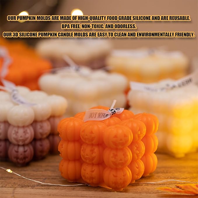Halloween Candle Molds, 3D Silicone Mold - Image 3
