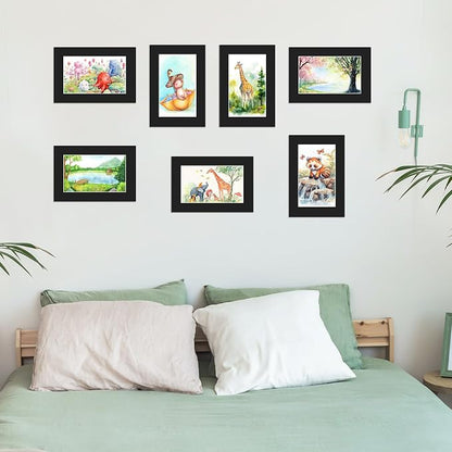 Prudiut 15 Pack 4x6 Black Picture Mats, Frame Mattes - Image 7
