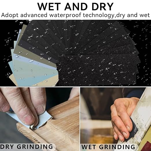 25-Piece Fine Sandpaper Set 1000/2000/3000/5000/7000 Grit Wet Dry Sandpaper - Image 4