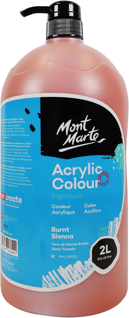 Mont Marte Discovery School Acrylic, 1/2 Gallon. Ideal - Image 4
