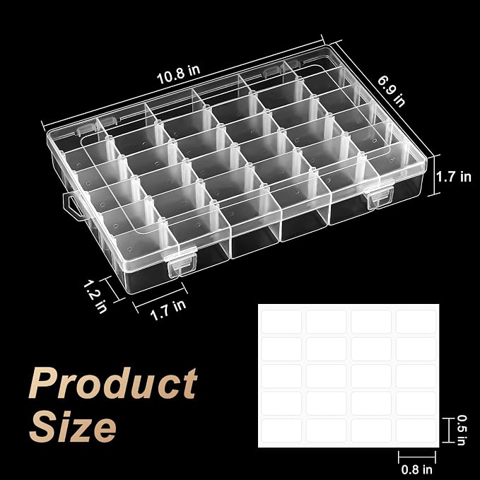 36 Grids Large Plastic Organizer Box - Image 2
