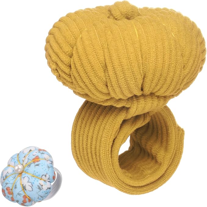HARFINGTON Wrist Pin Cushions, Sewing Needle Pin Cushion Adjustable Strap by HARFINGTON
