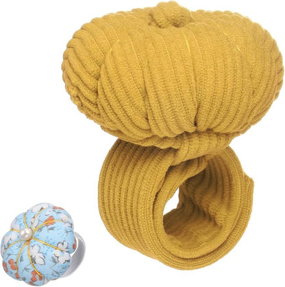 HARFINGTON Wrist Pin Cushions, Sewing Needle Pin Cushion Adjustable Strap by HARFINGTON