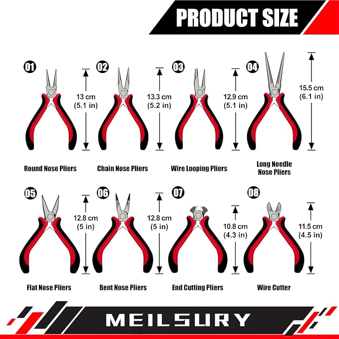 8PCS Jewelry making tools, jewelry tools set - Image 2