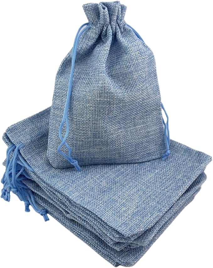 Palmhomee Pack of 25 Burlap Gift Bags by Palmhomee