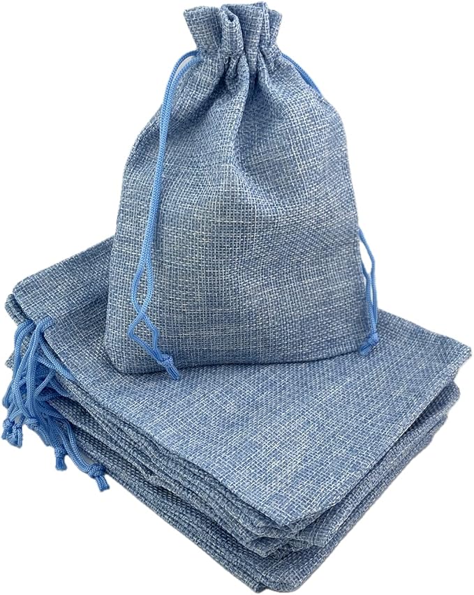Palmhomee Pack of 25 Burlap Gift Bags by Palmhomee