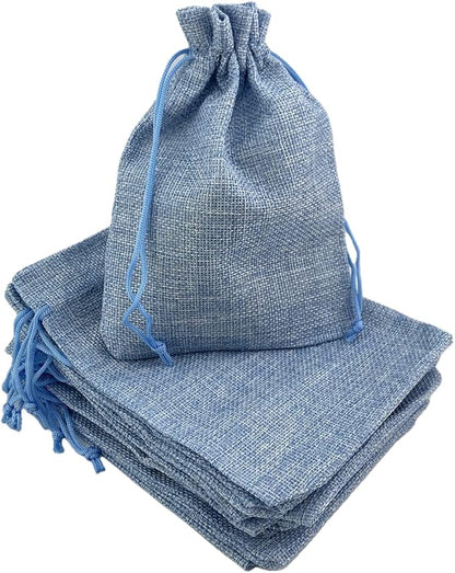 Palmhomee Pack of 25 Burlap Gift Bags by Palmhomee