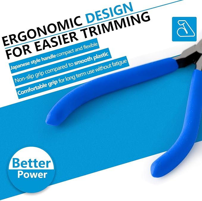 Needle Nose Pliers and Wire Cutters Set, Ultra-Sharp Crafts Diagonal Cutters - Image 5