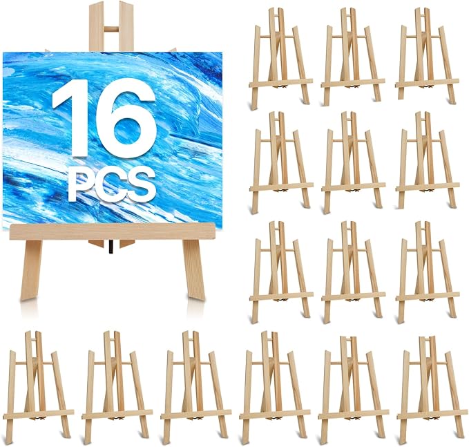 CONDA Tabletop Easel, Portable A-Frame Tripod Tabletop Easel Set by CONDA