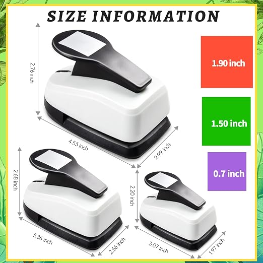 Square Hole Puncher Square Paper Punch Shape Punches - Image 6