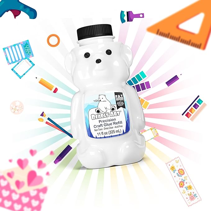 Bearly Art Precision Craft Glue 11fl oz Refill - Image 2