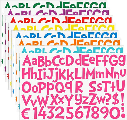 TaoBary 544 Pcs 2 Inch 16 Sheets Large Letter Stickers, Upper and Lower Case by TaoBary