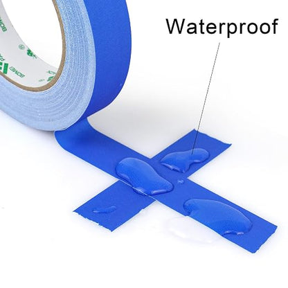 BOMEI PACK Blue Gaffer Tape, Matte Non-Reflective, 1inch x 30yds No Residue - Image 7