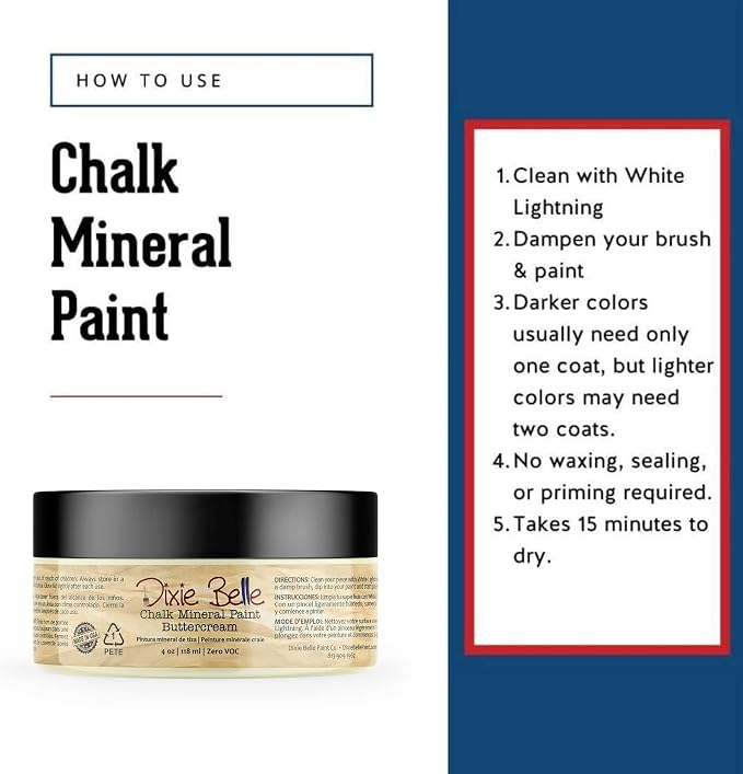 Dixie Belle Paint Company Chalk Finish Furniture Paint - Image 3