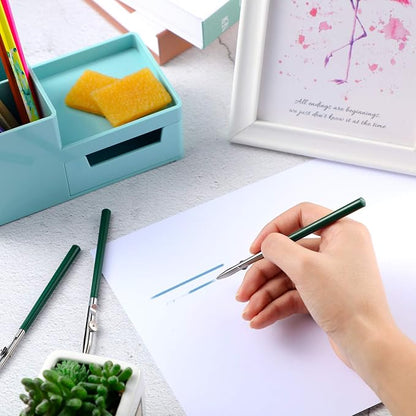 Zonon 6 Pieces Art Ruling Pen 3 Sizes Masking Fluid Pen and 50 x 35 x 5 mm Glue - Image 7