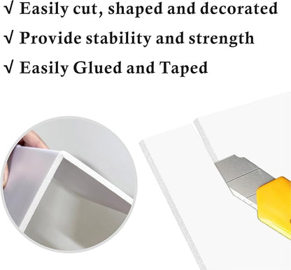 12 Pack Foam Core Board, ZJCEASER 11 x 14 White Poster Board, 3/16" Thickness - Image 4