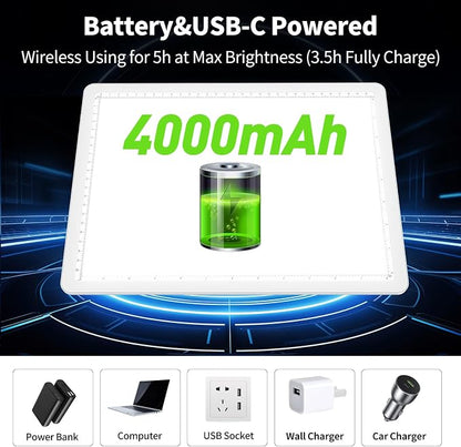Phylosal Rechargeable A4 Light Pad - Image 4