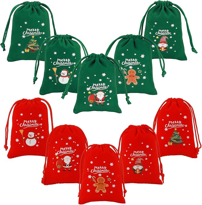 Tapleap Christmas Bags with Drawstring by Tapleap