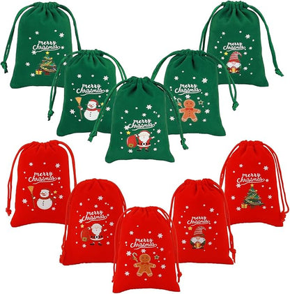 Tapleap Christmas Bags with Drawstring by Tapleap