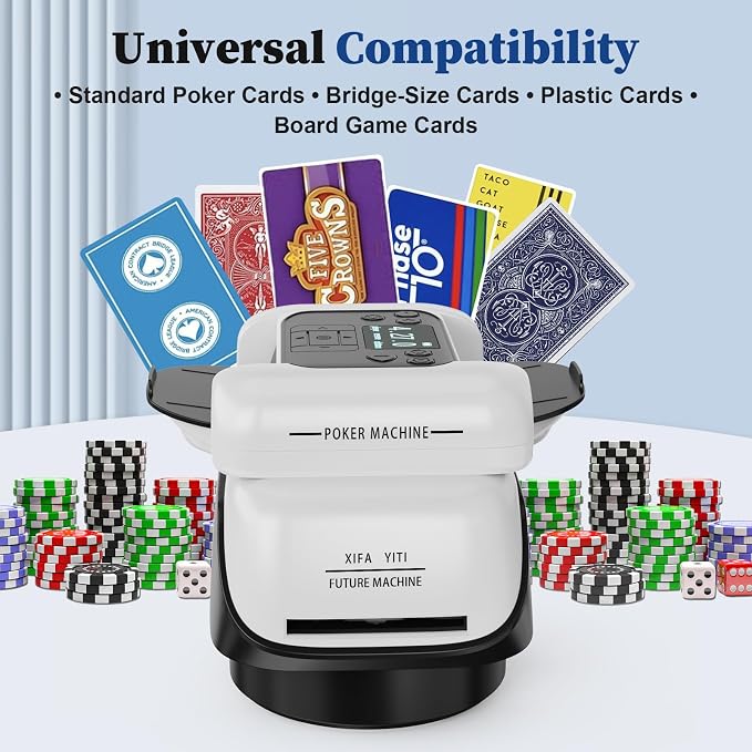 2-in-1 Automatic Card Shuffler & Dealer - Image 3