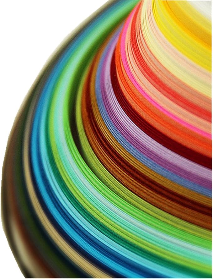 IMISNO Paper Quilling Strips Set 1040 Strips 26 Colors by IMISNO