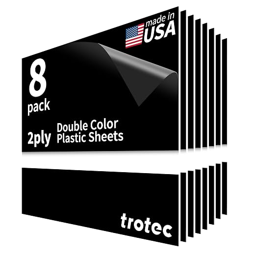 Trotec TroLase | 12"x12"x1/16", Guillotine | Made in USA by TrotecEngravingSupplies