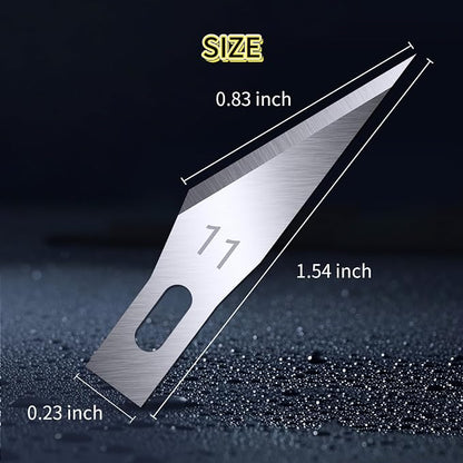 DIYSELF 200 PCS Exacto Knife Blades #11, Exacto Knife Replacement Blade - Image 2