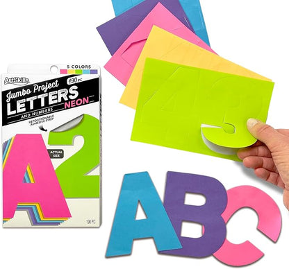 ArtSkills Poster Letters 4” Paper Letters by ArtSkills
