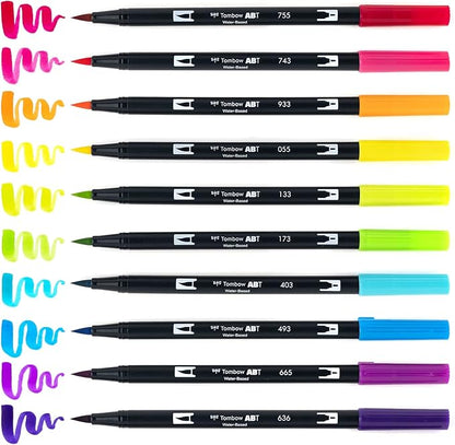 Tombow 56185 Dual Brush Pen Art Markers, Brush and Fine Tip Markers - Image 6