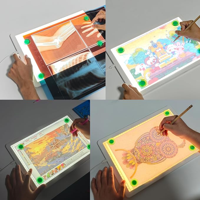Elice Magnetic A4 Light Board for Diamond Painting, Ultra-Thin Tracing LED - Image 8