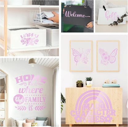 TECKWRAP Permanent Adhesive Vinyl 12" x 10ft, Glossy Sweet Pink - Image 6