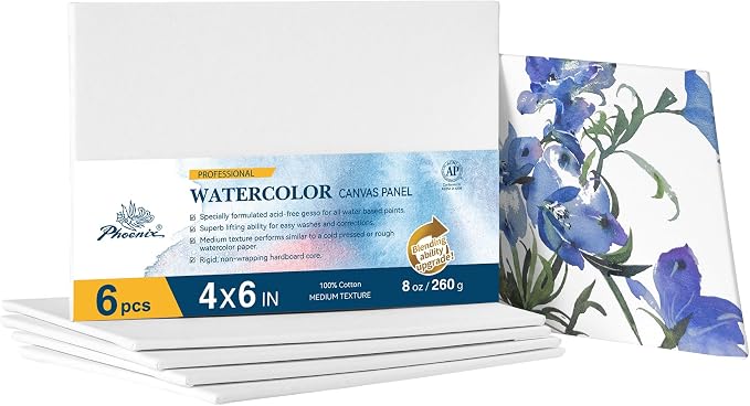 PHOENIX Watercolor Canvas Boards by PHOENIX