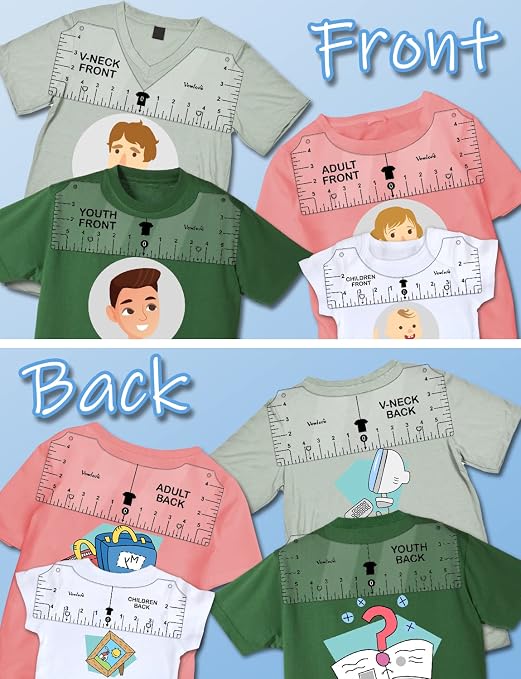 Vowlove Tshirt Ruler Guide Vinyl Alignment - Image 3