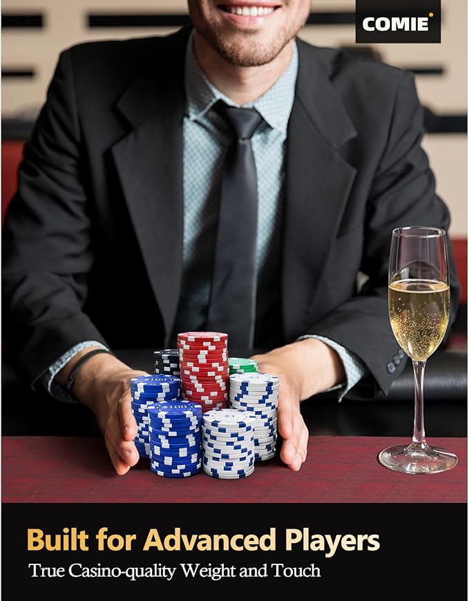 Poker Chips with Numbers, 11.5 Gram Poker Set - Image 6