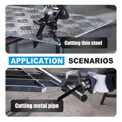 2 Pack 9 inch Reciprocating Saw Blades Set，8 TPI High Carbon Saw Blades - Image 4