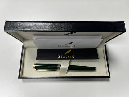 BEILUNER Racing Green Fountain Pen, Stunning Luxury Pens - Image 11