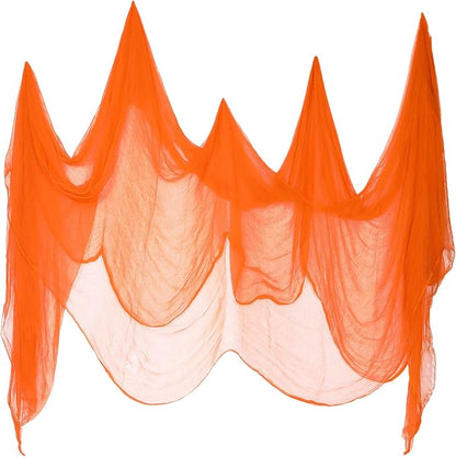 Boao Halloween Cheese cloth 85 x 197 Inch Orange Cheesecloth Roll by Boao