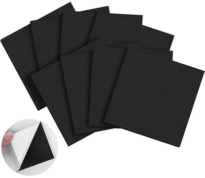 ToLanbbt 8 PCS Adhesive Foam Padding Sheets Closed Cell Neoprene Foam Sheet by ToLanbbt