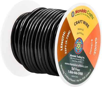 Mandala Crafts 8 Gauge Anodized Aluminum Craft Wire - Image 2